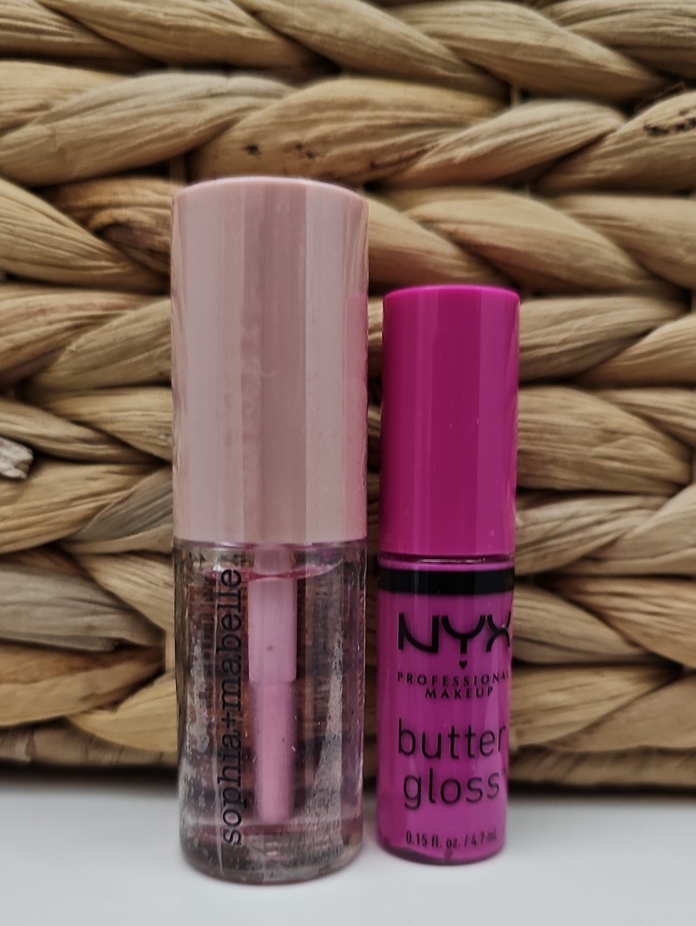 Sophia + Mabelle Sheer Gloss~NYX Professional Makeup Butter Gloss